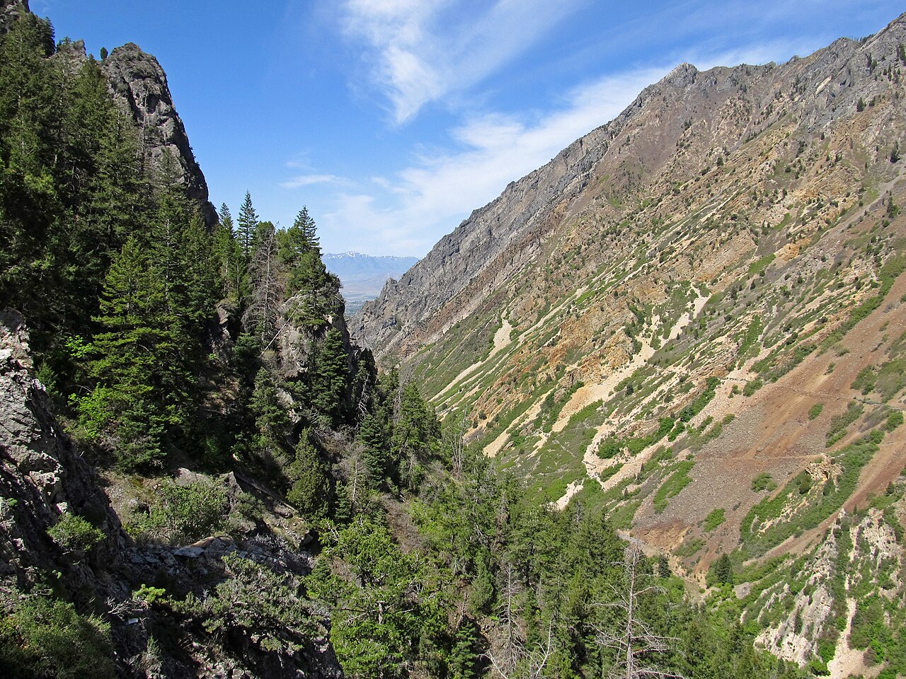 The entrance to American Fork Canyon, minutes from Lehi